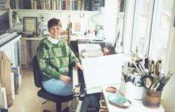 Fay Golson in her studio