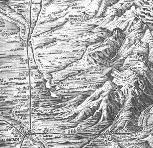 Alamosa area of 1894 map