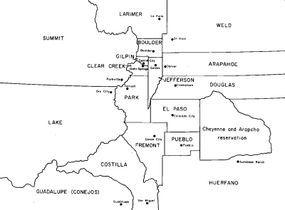 Colorado's original 17 counties