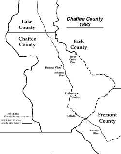 Boundaries claimed by Chaffee in 1883, Dick Dixon