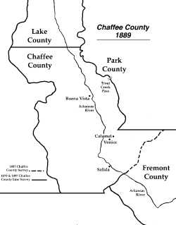 Boundaries claimed by Chaffee in 1889, Dick Dixon