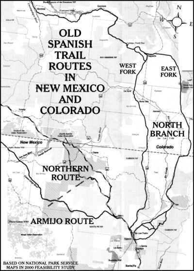 Old Spanish Trail in NM and CO