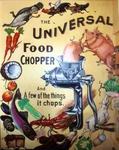 Universal Food Chopper mural by Susie Allen