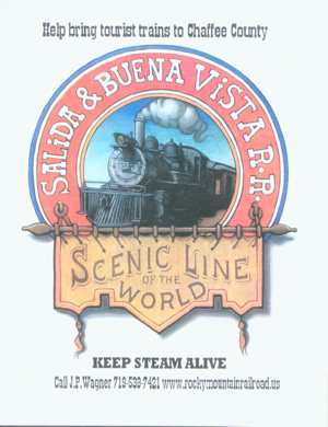 Salida & Buena Vista Railroad poster