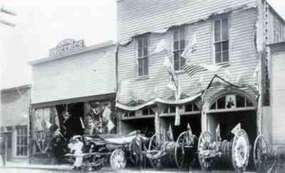 Silver Cliff fire station (now the museum) on July 4, 1904