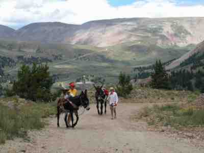 Ken Chlouber (left) and Curtis Imrie on Mosqito Pass (Laurel McHargue)