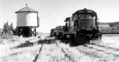 Equipment for a proposed tourist line at South Fork