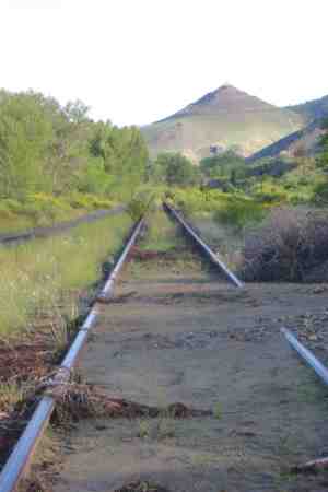 Looking west from approximately MP 213.7 along former D&RGW route.