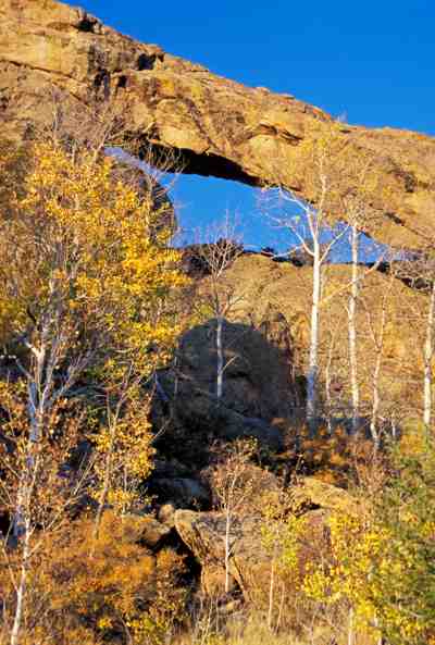 Natural arch in Central Colorado from Colorado's Hidden Wonders by Grant Collier.