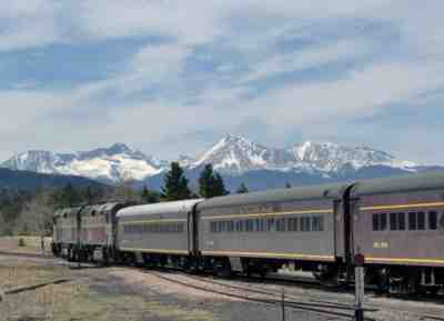 The San Luis Express, headed toward La Veta Pass.