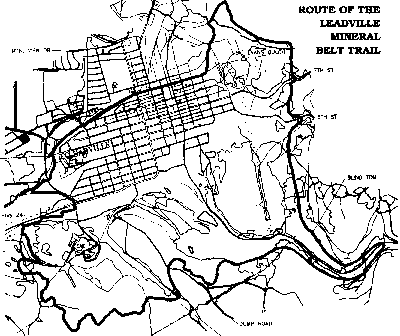 [Map of Leadville Mineral Belt Trail]