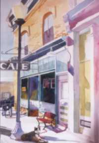 [First Street Cafe by Gloria Countryman]