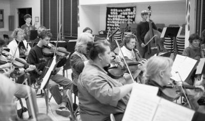 Alpine Orchestra in practice