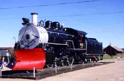 Locomotive 641 preserved in Leadville. Steve Voynick photo
