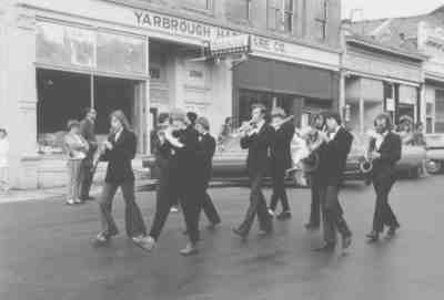 Band at funeral