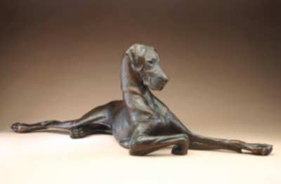 Great Dane sculpture