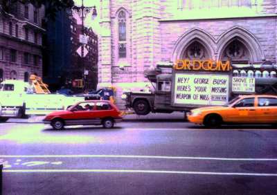 Doom Bus in Manhattan
