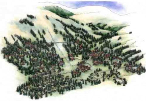 Proposed village at the base of the Wolf Creek Ski Area