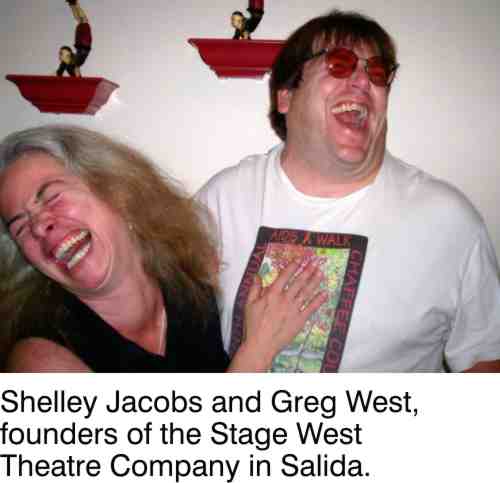 Shelley Jacobs and Greg West, founders of Stage Left Theatre Company.