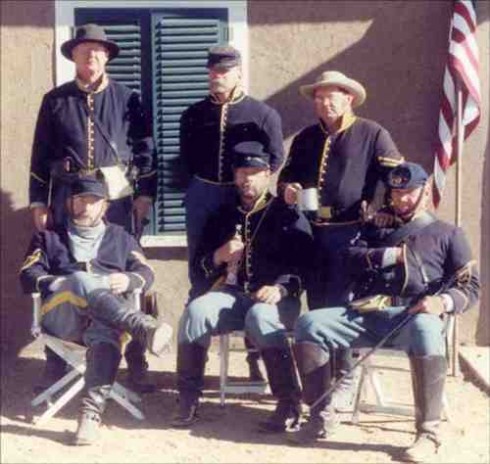 Re-enactors at Fort Garland; photo from Jack Rudder.