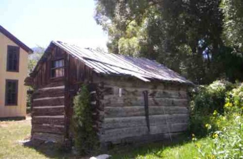 Granary at Hutchinshom homestead, imported from Cache Creek.