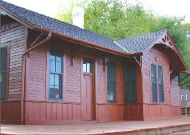 The Denver, Leadville and Gunnison Depot in Buena Vista