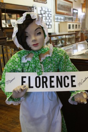 Display inside the Price Pioneer Museum in Florence, Colorado. By Mike Rosso