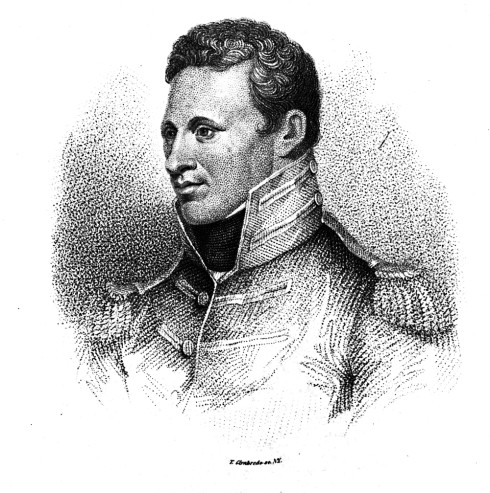 Portrait of General Zebulon Pike as he appeared during the War of 1812. Courtesy Library of Congress, Prints & Photographs Division.