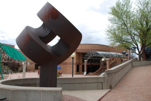 Chris Byars scupture on display at the Sangre de Cristo Arts Center in Pueblo, Co. Courtesy of the Sangre de Cristo Arts Center