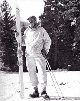 Opposite page: Bud Winters posing at Camp Hale in 1944. Courtesy of Barbara Winter. 