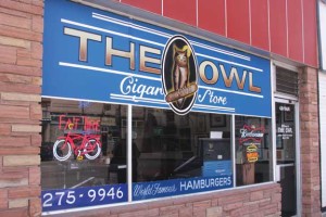 Owl Cigar Store, which no longer sells cigars but serves great malts. Photo Mike Rosso
