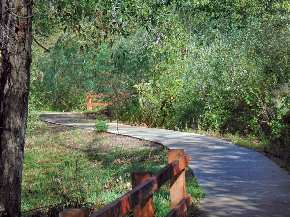 Del Norte’s River Walk Trail.