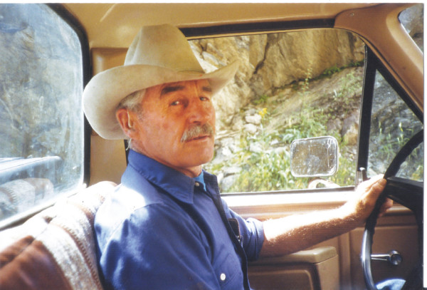 “Hutch” driving his pickup in the 1960s making housecalls as a veterinarian. Photos courtesy of Art Hutchinson.